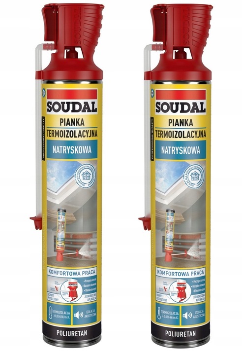 PIANKA NATRYSKOWA TERMOIZOLACYJNA SOUDAL (Genius GUN - wężykowa)