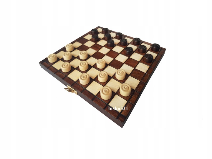 Warcaby 25x25 drewnine PRODUCENT