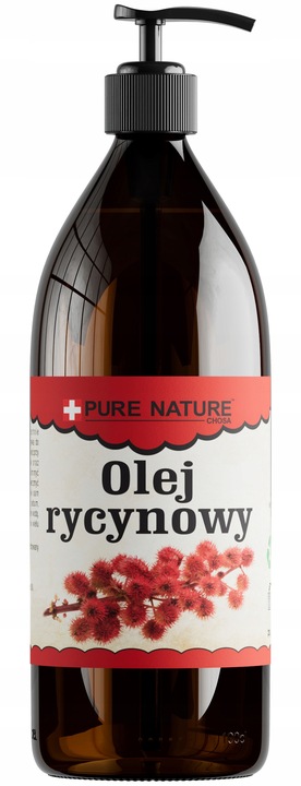 OLEJ RYCYNOWY NIERAFINOWANY TŁOCZONY NA ZIMNO W SZKLE Z DOZOWNIKIEM 1L