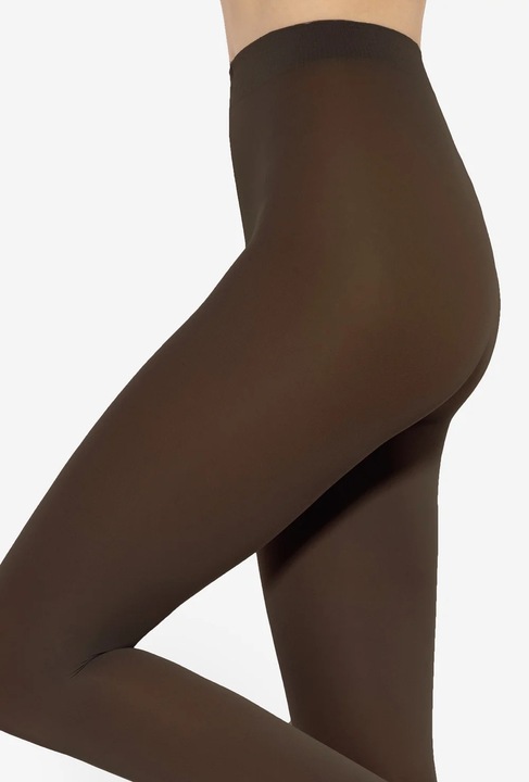 Rajstopy kryjące Gatta gładkie miękka mikrofibra 40DEN ROSALIA 5-XL brązowe