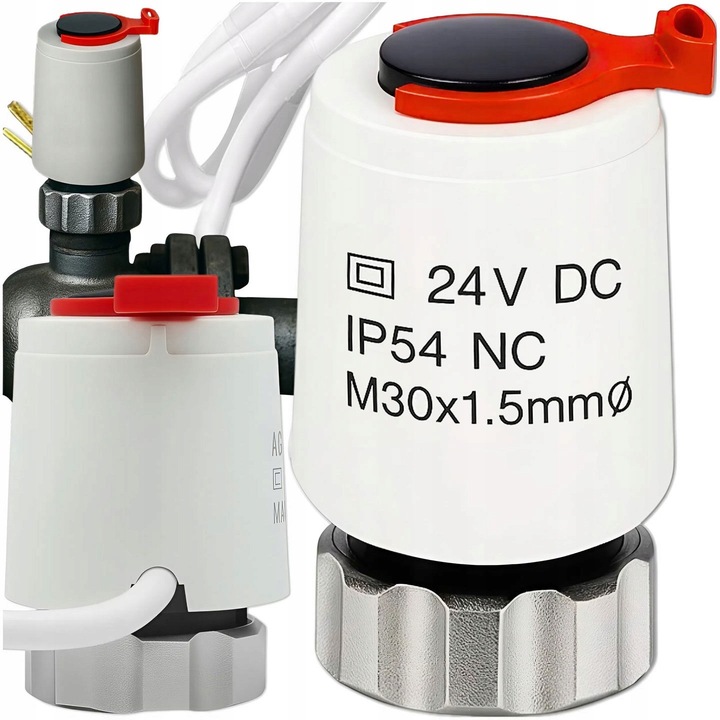 SIŁOWNIK TERMOELEKTRYCZNY DO ROZDZIELACZA ZAWORU M30 x 1.5 24V DC 2