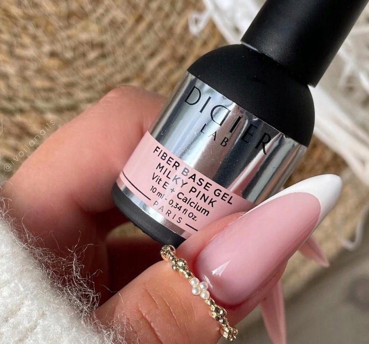 Didier Lab BAZA HYBRYDOWA Z WŁÓKNAMI Smart Fiber Base Milky Pink 10ml