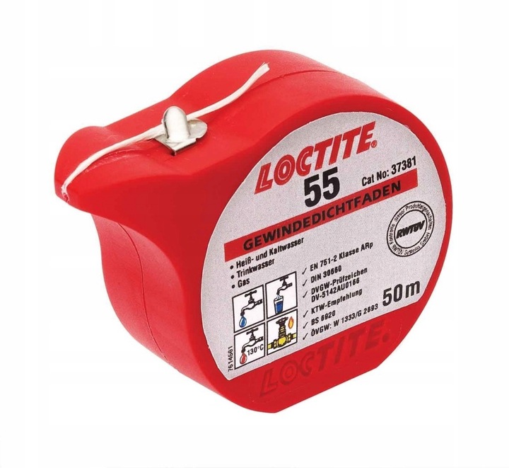 Nić do uszczelniania gwintów Loctite 55