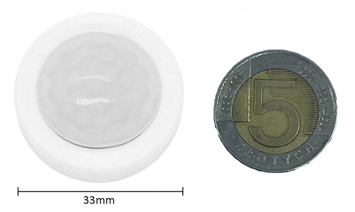 Czujnik RUCHU ZIGBEE 3.0 TUYA MINI PIR na baterie Inteligentny Smart Sensor