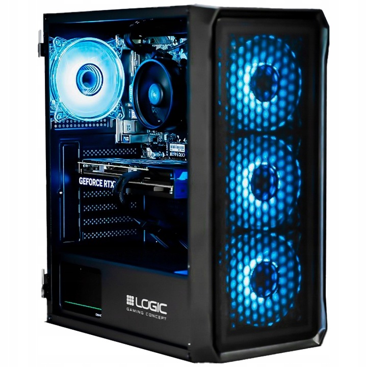 KOMPUTER DO GIER GAMINGOWY Ryzen 7 RTX 4070 SUPER 1TB SSD 32GB RAM ARGB WIN