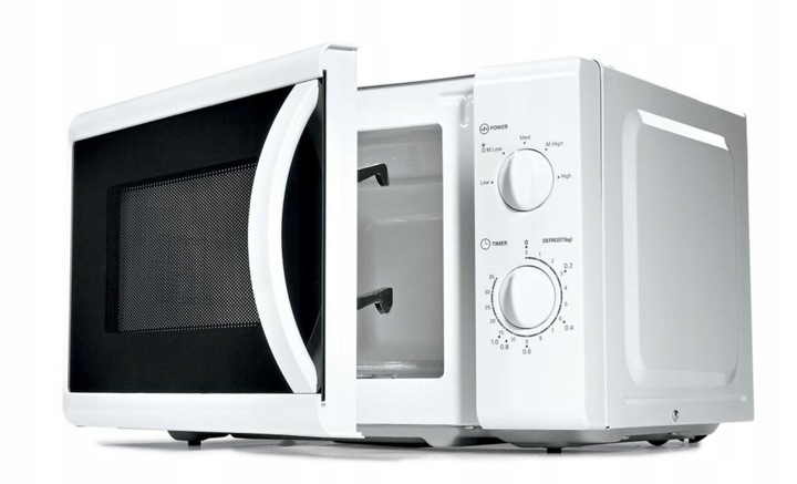 Mikrofalówka, Kuchenka mikrofalowa STARQ 20L 700W Biała, Timer,