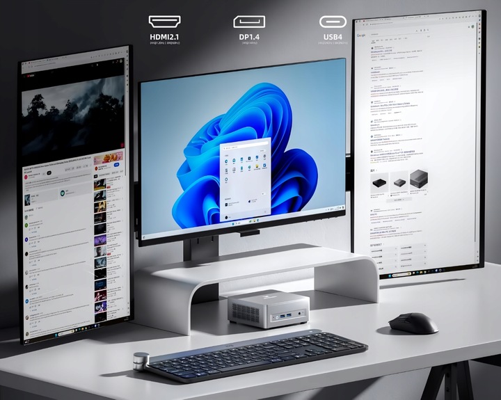 Mini komputer PC RYZEN 7 8745H 32GB DDR5 1TB M.2 / RADEON 780M Windows 11