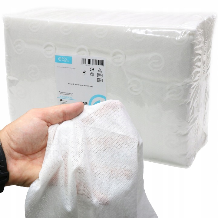 Ręcznik fryzjerski medyczny włókninowy SOFT 70 cm x 50 cm/40gm2 100 sztuk
