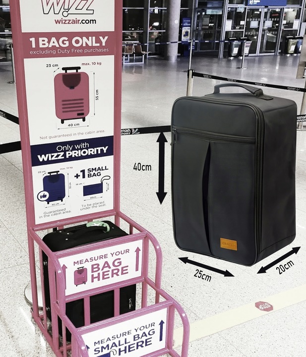 Plecak Torba BAGAZ Podreczny 20L Ryanair Wizzair 40x20x25 Wytrzymaly