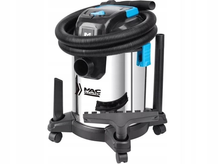 ODKURZACZ PRZEMYSŁOWY WARSZTATOWY MACALLISTER 1400 WAT 20 LITRÓW