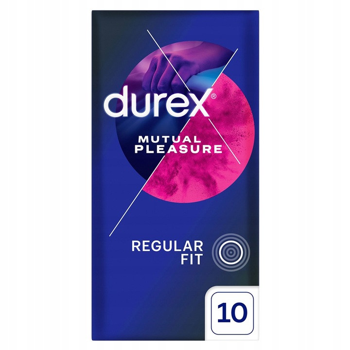 Durex Mutual Pleasure prezerwatywy z wypustkami opóźniające wytrysk 10 szt.