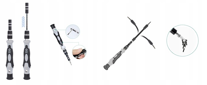 ZESTAW NARZĘDZI SERWISOWYCH DO NAPRAWY KOMPUTERÓW