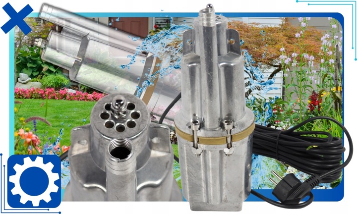 POMPA DO WODY CZYSTEJ I BRUDNEJ STUDNI ZANURZENIOWA GŁĘBINOWA RUSKA