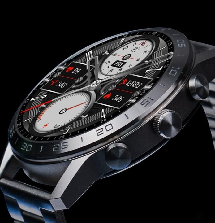 SMARTWATCH Zegarek MESKI ROZMOWY 466x466 PLATNOSC ZEGARKIEM NFC