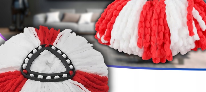 12X WKŁAD DO MOPA OBROTOWEGO VILEDA TURBO WKŁAD ZAPAS KOŃCÓWKA MEGA CHŁONNE