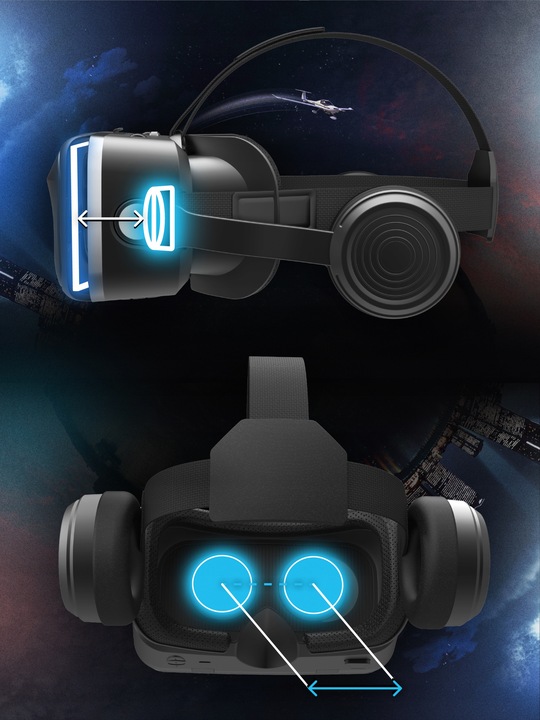 OKULARY VR GOGLE 3D MIRU VMR600E