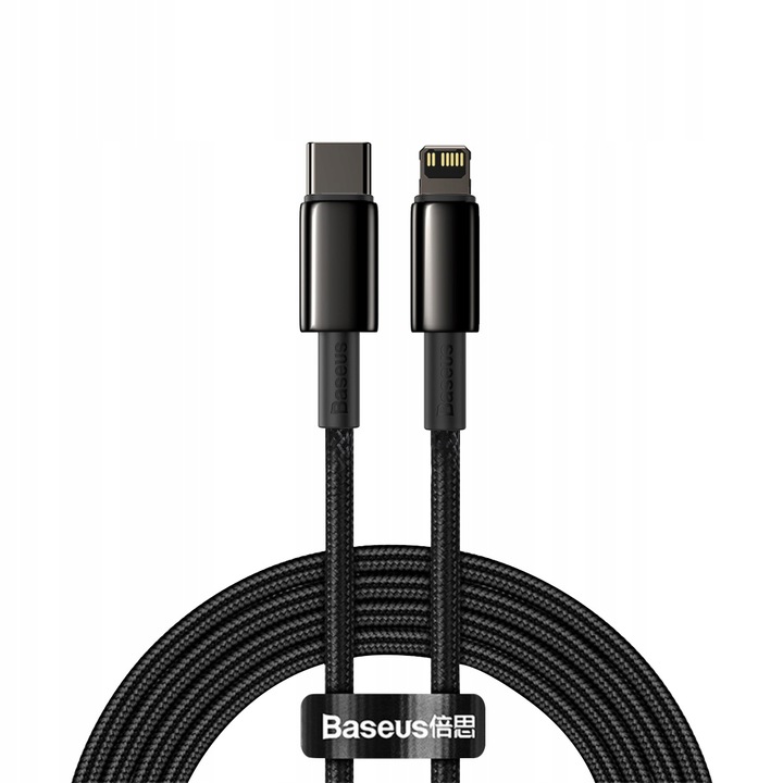 BASEUS KABEL USB-C SZYBKIE ŁADOWANIE DO IPHONE LIGHTNING PRZEWÓD PD 20W 2M