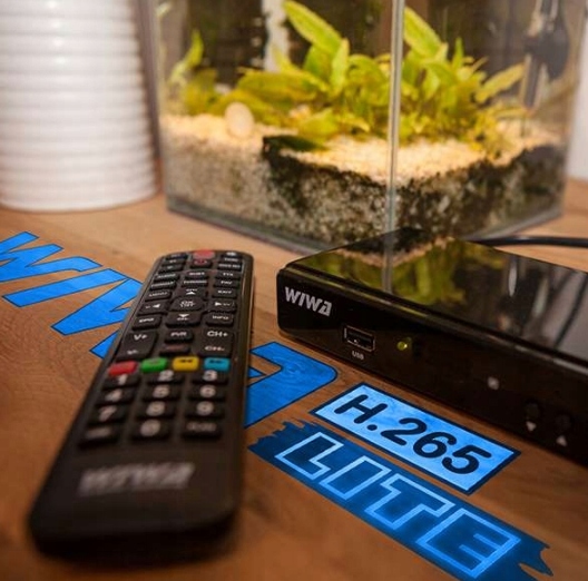 Tuner Odbiornik Dekoder DVB-T/T2 WIWA H.265 LITE TV naziemnej drugiej