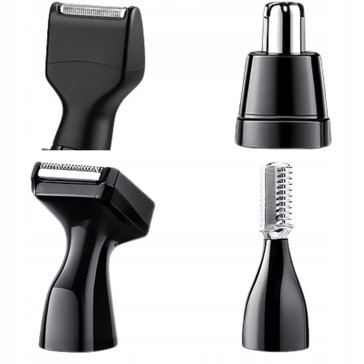 TRYMER GOLARKA DO NOSA USZU GOLENIE BRODY WŁOSÓW ZAROSTU 4w1 MOCNY