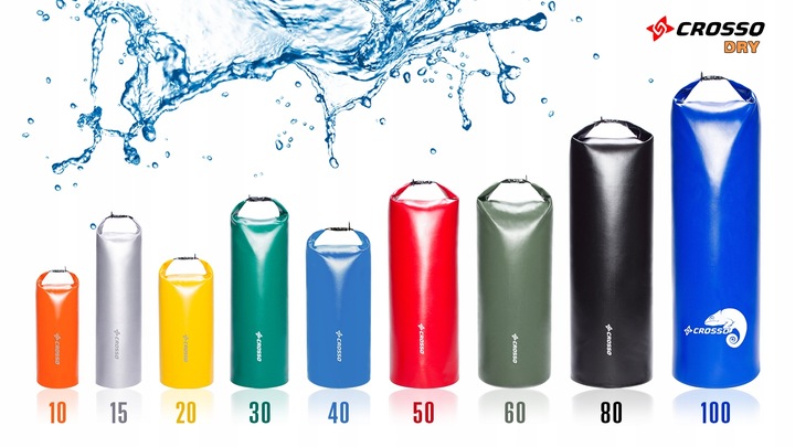 Pomarańczowy worek Crosso Dry Bag / 20 l