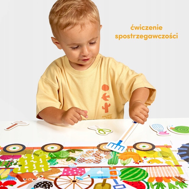 CzuCzu Moto Puzzle Traktor Układanka Duże 24 elementy 2+ 93211