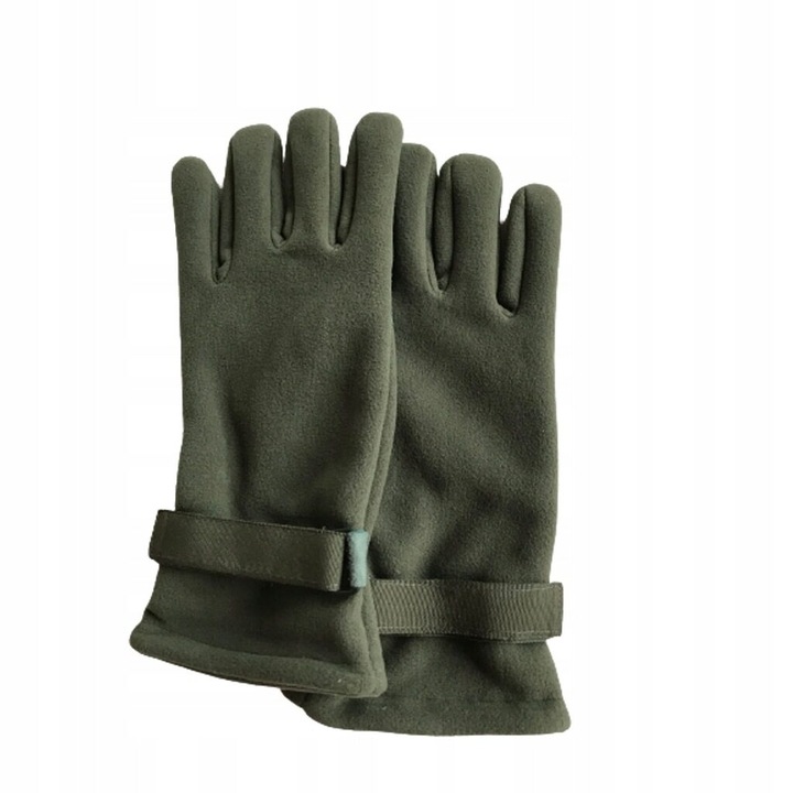 WOJSKOWE ZIELONE RĘKAWICE POLAROWE 615A/MON r. M 23