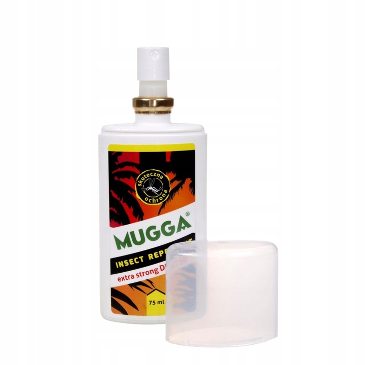 Mugga Strong spray 50% DEET 75 ml odstraszacz na komary i kleszcze ORYGINAŁ