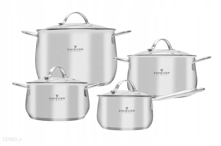 Zestaw garnków 8 elementów ZWIEGER Practi Plus
