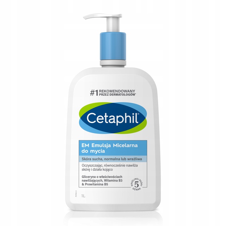 Zestaw Cetaphil EM Emulsja i MD Dermoprotektor 1L