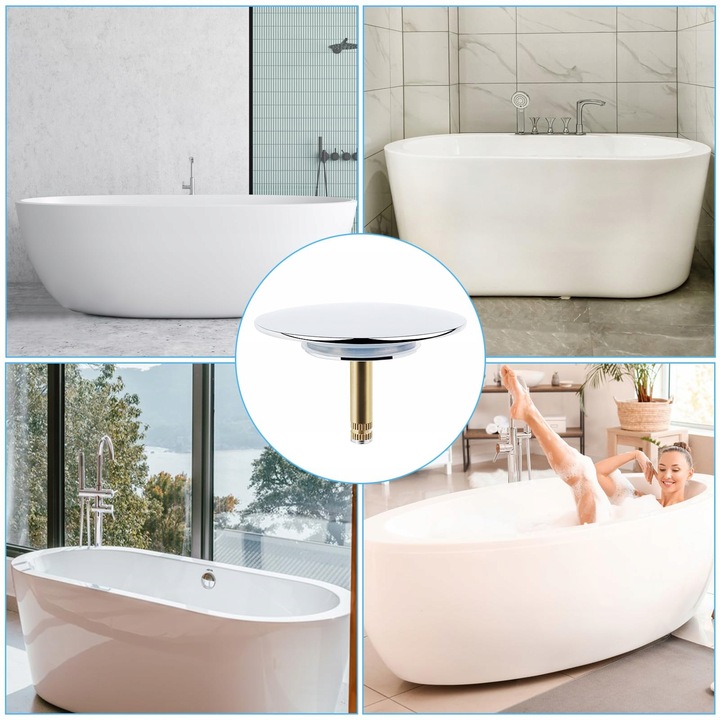 Korek do wanny do syfonu wannowego automatycznego standard