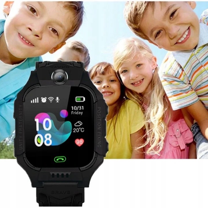 SMARTWATCH ZEGAREK SMARTBAND DLA DZIECI LOKALIZATOR GPS + KARTA SIM