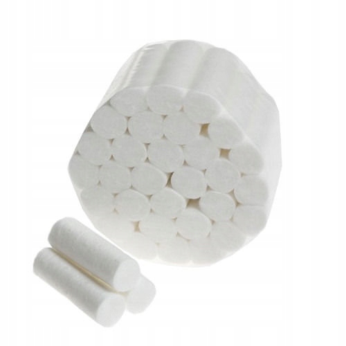 1000x Separator Do Paznokci Wałeczek Wałek Bawełniany Wata Celuloza 8mm