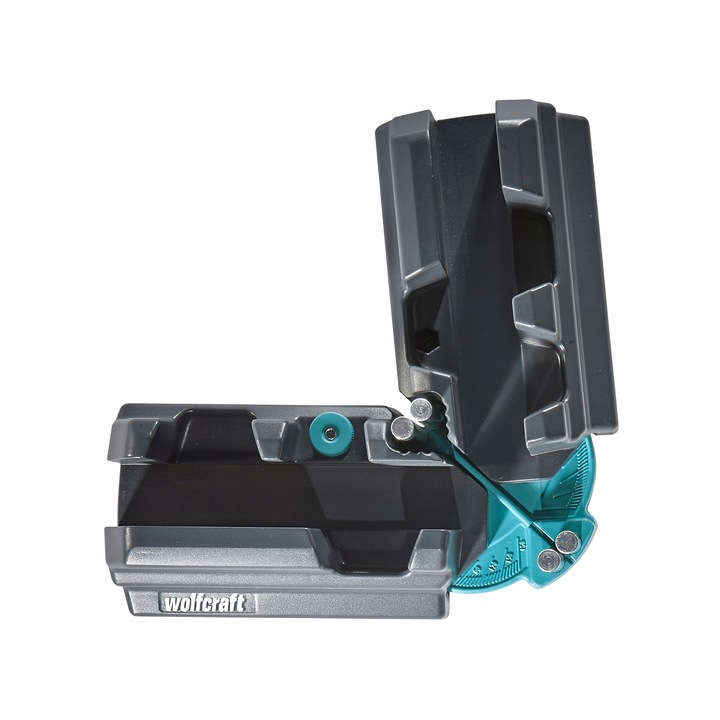 WOLFCRAFT Regulowany przymiar skrzynka uciosowa do listew 100mm 2w1