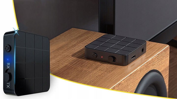 ADAPTER TRANSMITER BLUETOOTH ODBIORNIK NADAJNIK BT 5.0 AUX RCA MINI JACK