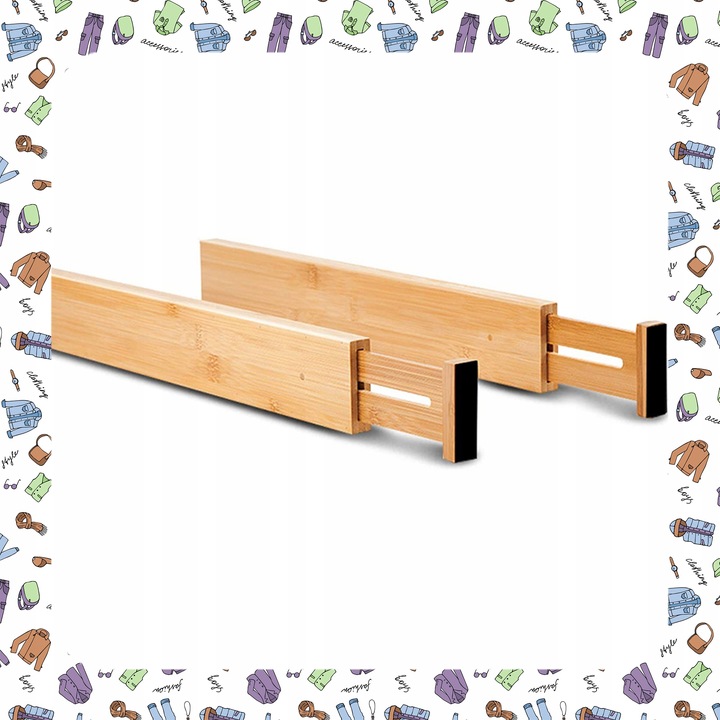 4x ORGANIZER DO SZUFLADY SZUFLAD PRZEGRÓDKA SEPARATOR PRZEGRODY