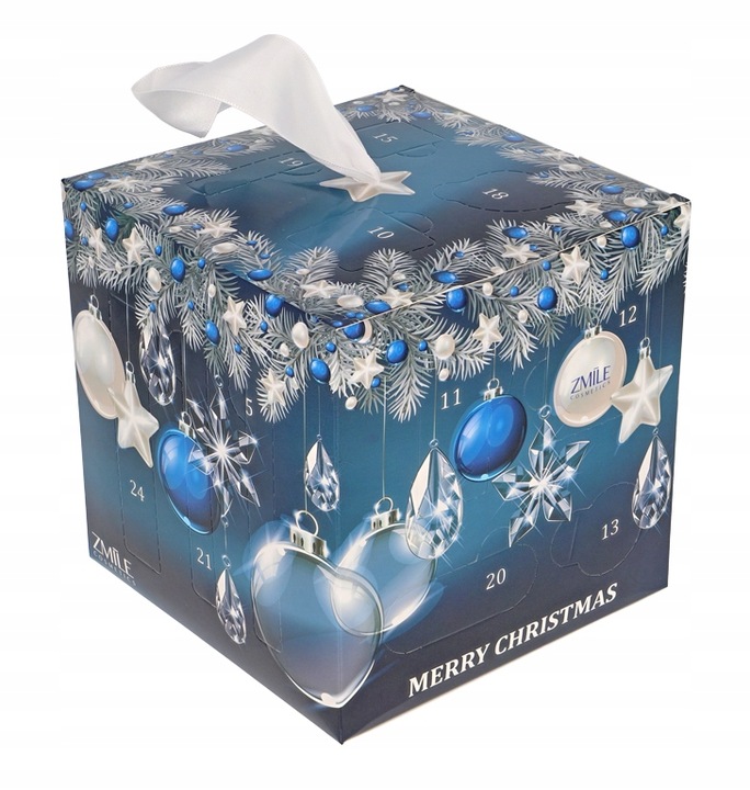 KALENDARZ ADWENTOWY DLA KOBIET MAKE UP Z KOSMETYKAMI ZESTAW DO MAKIJAŻU