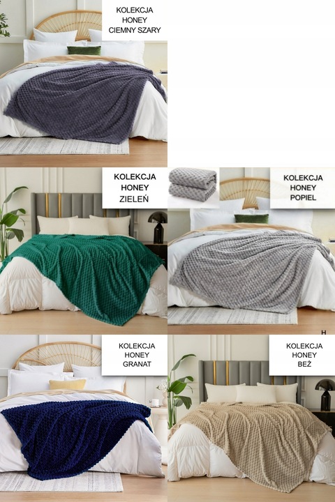 KOC NARZUTA NA ŁÓŻKO KANAPĘ MIĘKKI GRUBY 200x220 WZORY KOLORY