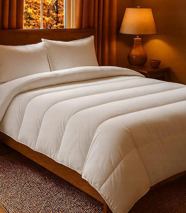 KOŁDRA 160X200 CIEPŁA CAŁOROCZNA JESIEŃ-ZIMA ANTYALERGICZNA POLSKA JAKOŚĆ