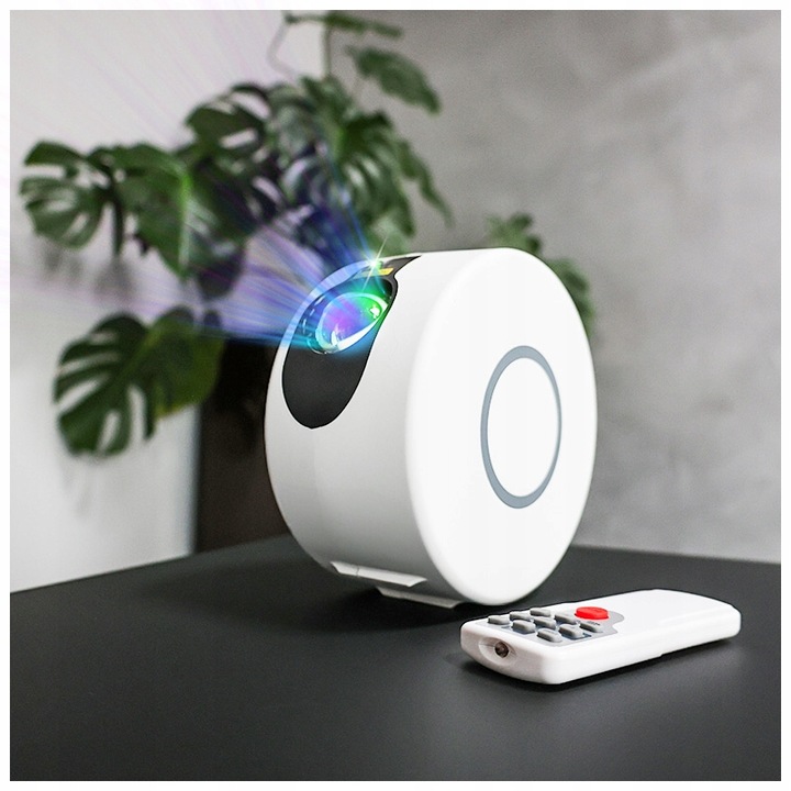 PROJEKTOR GWIAZD NIEBA LAMPKA NOCNA LED RZUTNIK LASEROWY DLA DZIECI + PILOT