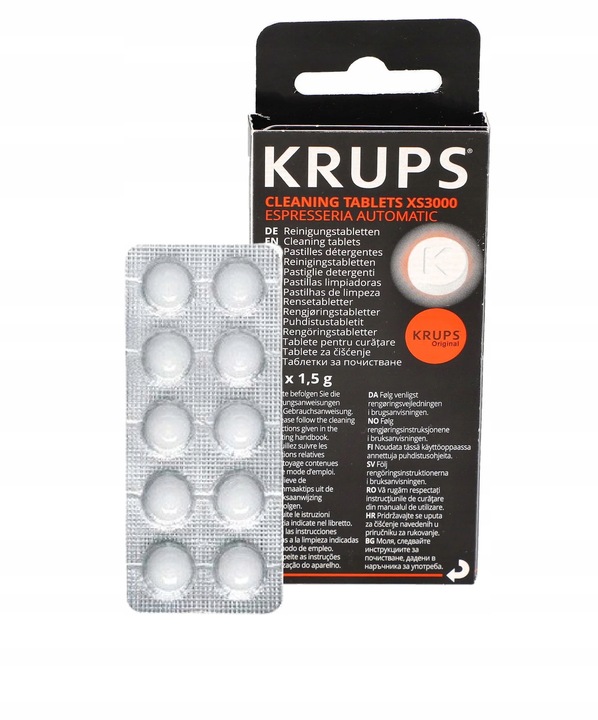 KRUPS XS3000 - Tabletki czyszczące do ekspresów