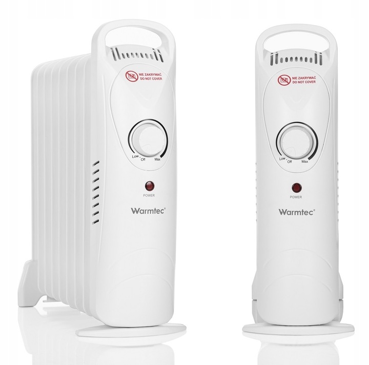 Grzejnik olejowy elektryczny energooszczędny termostat 800W Warmtec