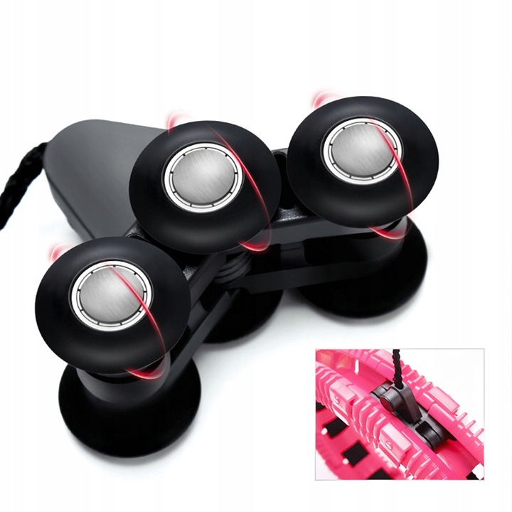 ODCHUDZAJĄCY HULA HOP Z OBCIĄŻENIEM SMART Z LICZNIKIEM I WYPUSTKAMI HULAHOP