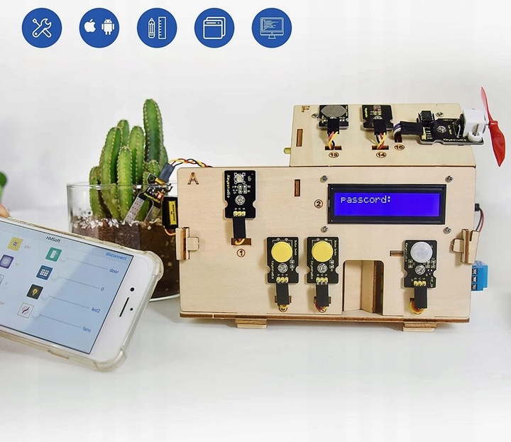 Smart home ARDUINO mikrokontroler moduł ZESTAW Startowy, DIY, Zrób to Sam