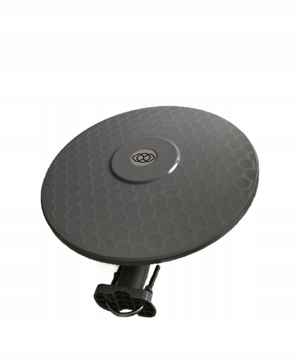 ANTENA TV DOOKÓLNA DVB-T2 KOMPAKTOWA AKTYWNA SZARA