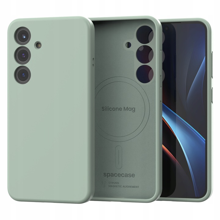 ETUI MAGNETYCZNE DO GALAXY S25 SPACECASE SILICONE MAG CASE DO MAGSAFE