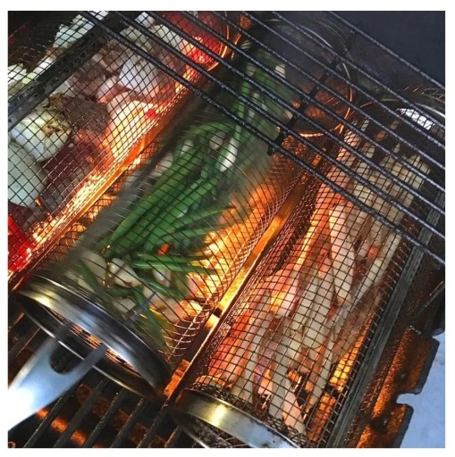 KOSZ DO GRILLOWANIA WARZYW GRILL 30CM ZESTAW 2 SZT