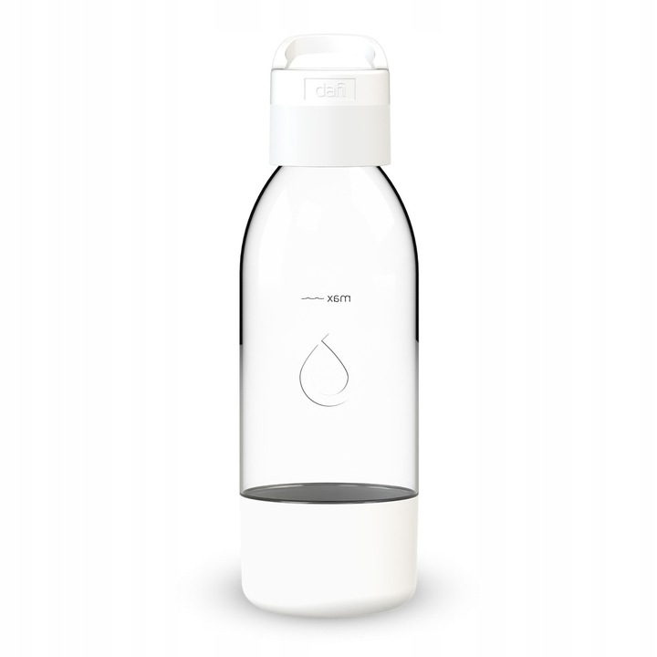 PushAir Butelka do Saturatora Dafi z Uchwytem Biała 0,5