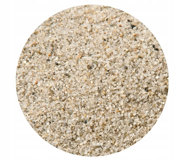 15 kg SZARY PIASEK KWARCOWY DO AKWARIUM 0,6-1,2mm