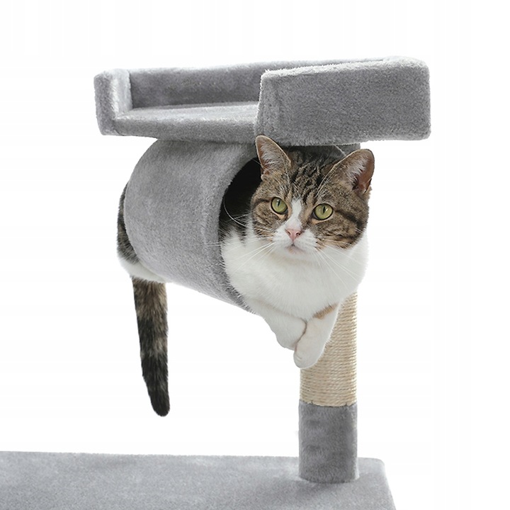 DRAPAK DLA KOTA Z HAMAKIEM LEGOWISKO DUŻY DRAPAK Z DOMKIEM 6 POZIOMÓW XXL