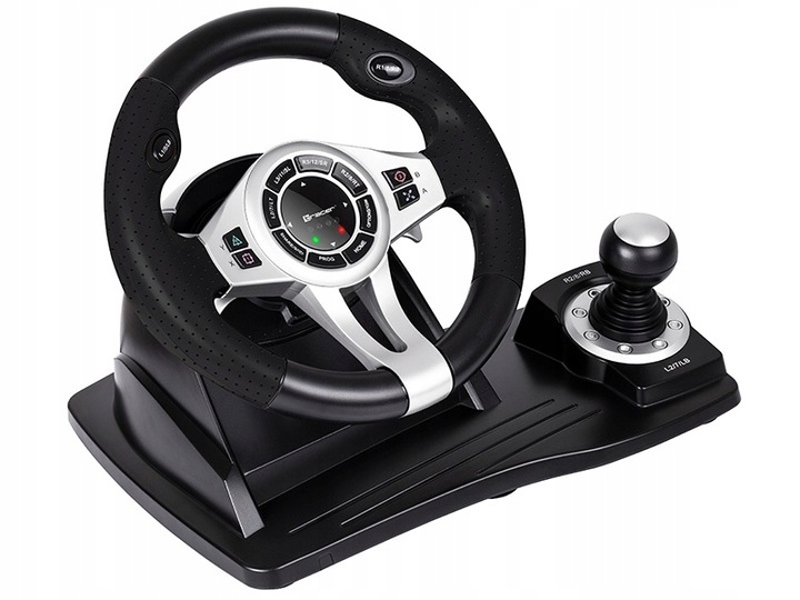 Kierownica do gier z pedałami 4w1 PS4 PC PS3 XBOX ONE BIEGI DO KOMPUTERA